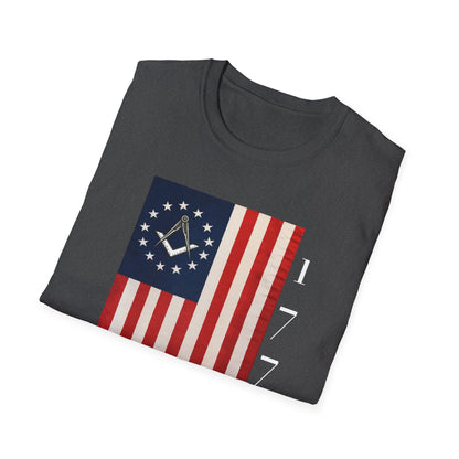 Masonic Betsy Ross Flag T-Shirt | 1776 250 Years