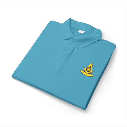 Embroidered Past Master Freemason Polo