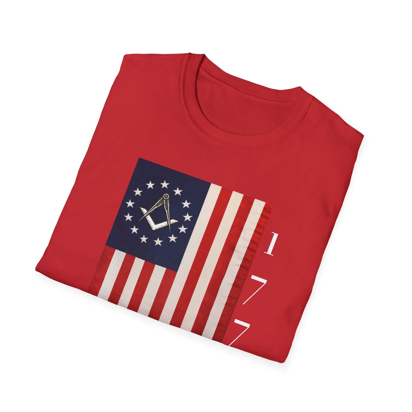 Masonic Betsy Ross Flag T-Shirt | 1776 250 Years