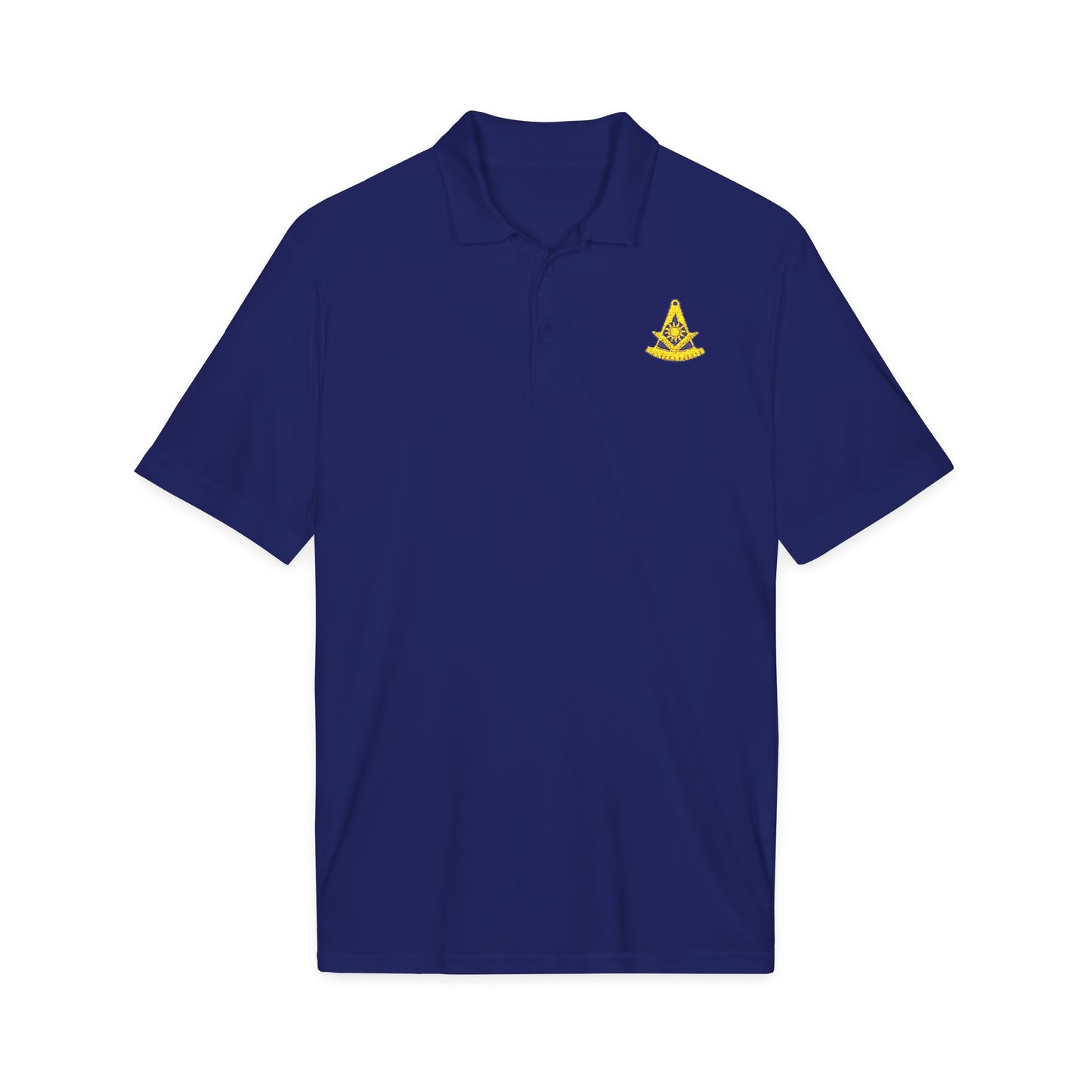 Embroidered Past Master Freemason Polo