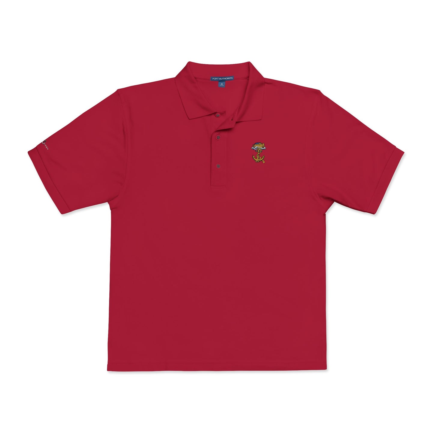 Freemason Ark and Anchor I Embroidered Woodstock Polo Shirt