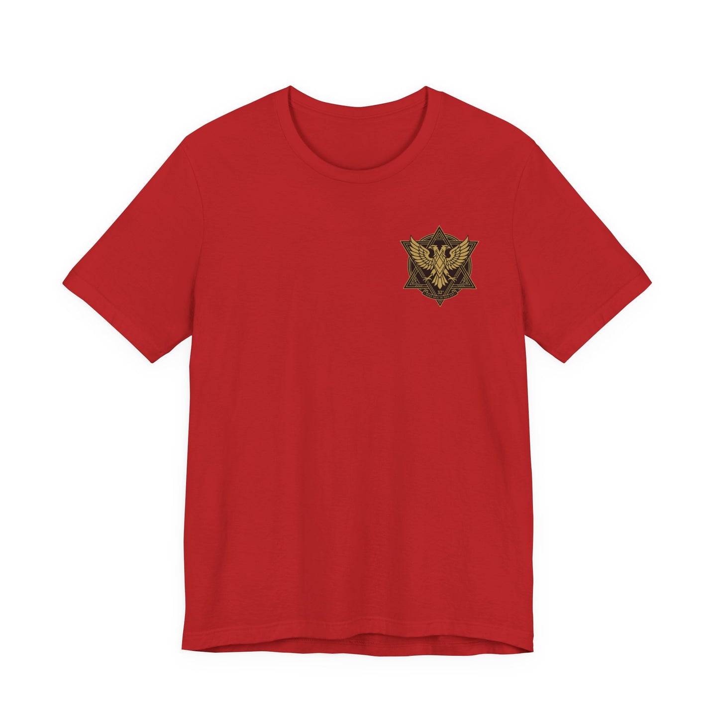 Scottish Rite Embroidered Gold Eagle Tee