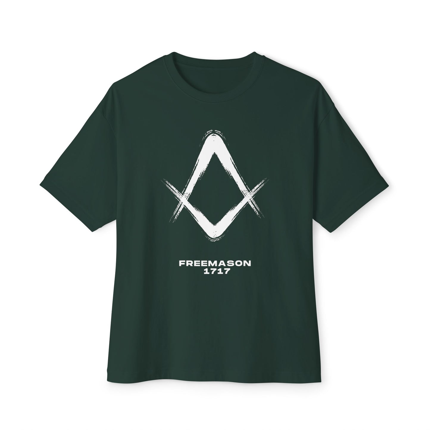 Freemason 1717 brush symbol T-Shirt | Masonic emblem tee