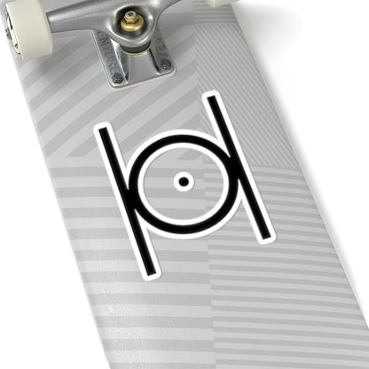 Point in Circle Kiss-Cut Stickers