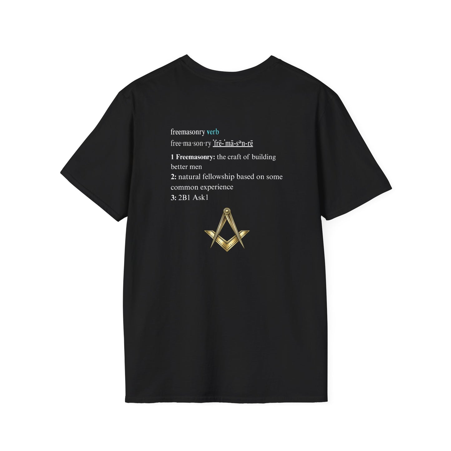 freemasonry definition T-Shirt | Masonic compass and square design