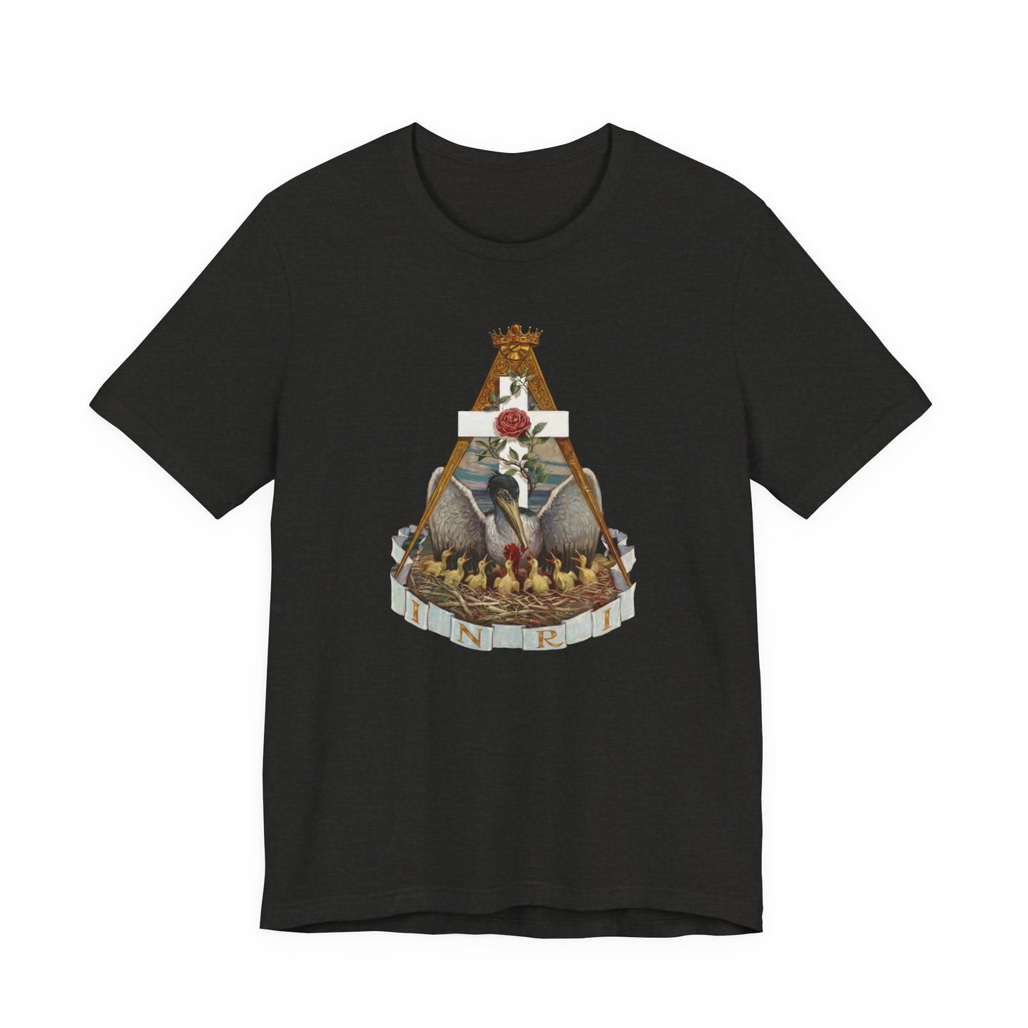 18th Degree Emblem Tee — Gothic Crest Graphic T-Shirt