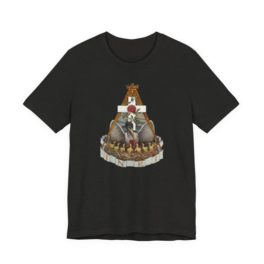 18th Degree Emblem Tee — Gothic Crest Graphic T-Shirt