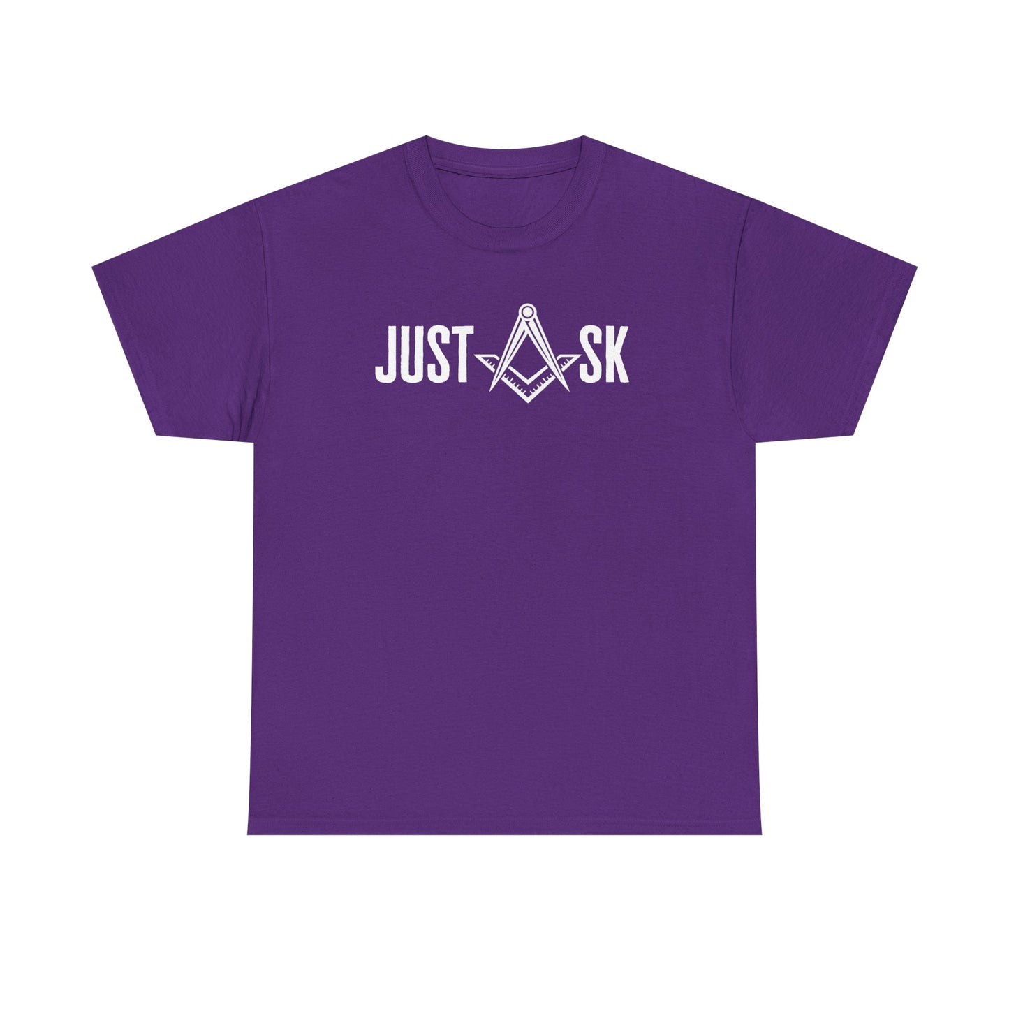 Just Ask Masonry Compass Tee | Freemason Symbol Shirt