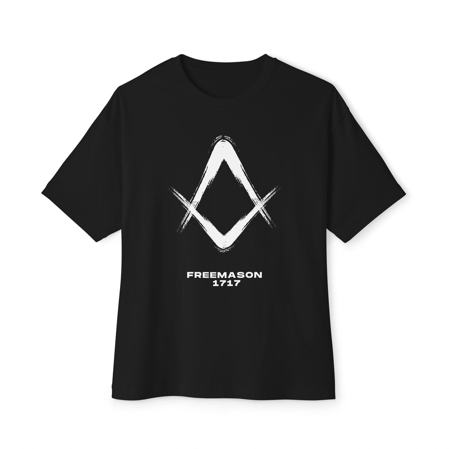 Freemason 1717 brush symbol T-Shirt | Masonic emblem tee