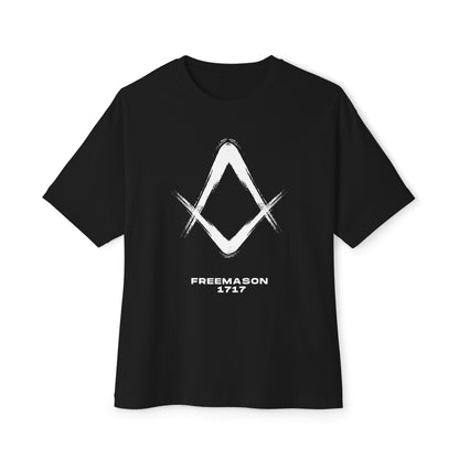 Freemason 1717 brush symbol T-Shirt | Masonic emblem tee