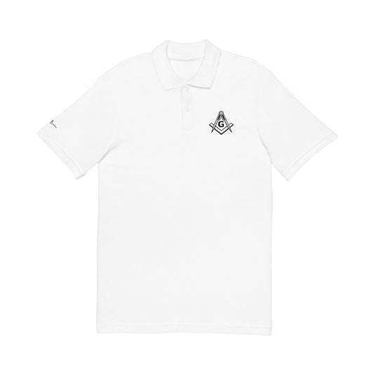Embroidered Masonic Compass & Square Polo