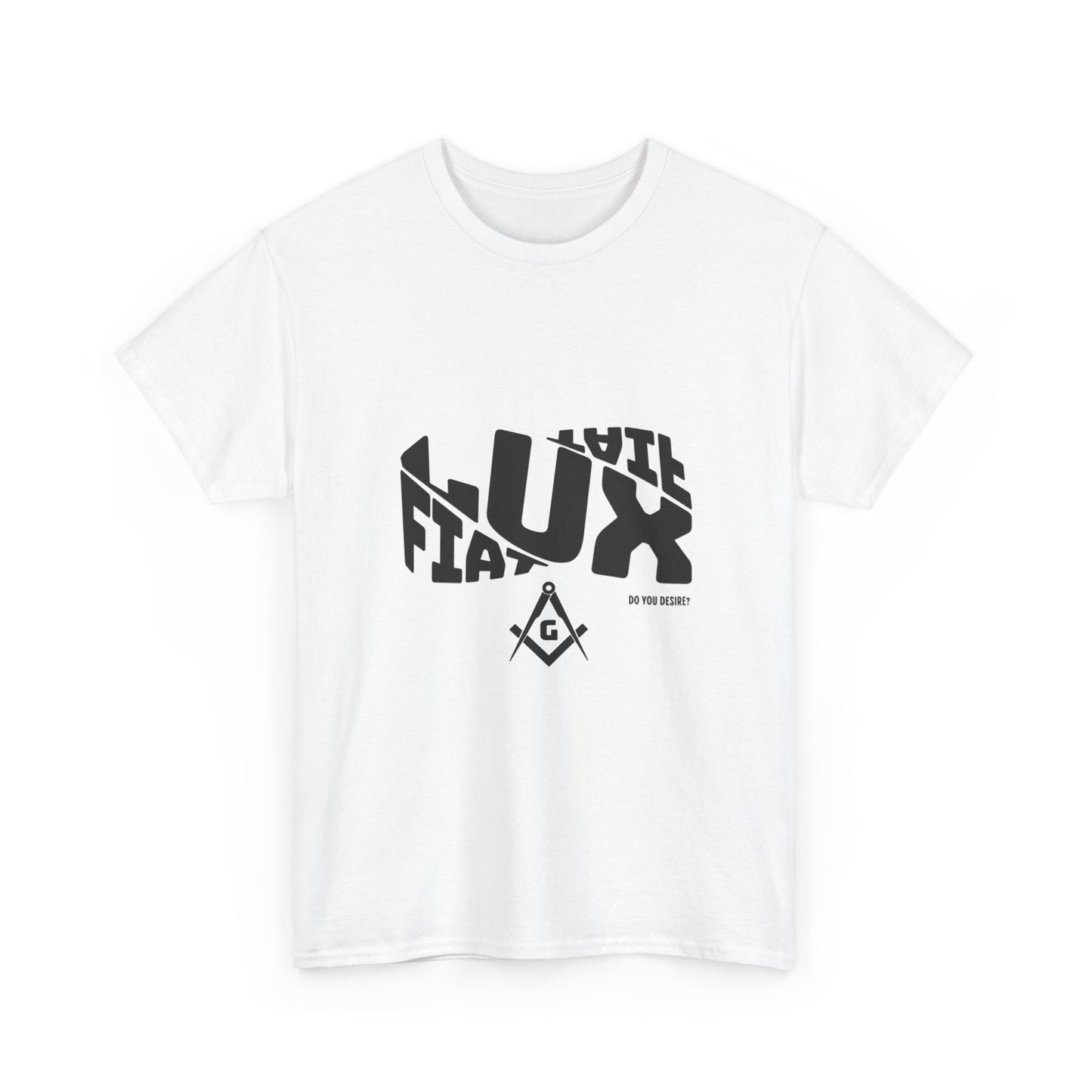 Masonic Lux Graphic Tee — 'Lux Fiat' Freemasonry Symbol T-Shirt