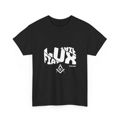 Masonic Lux Graphic Tee — 'Lux Fiat' Freemasonry Symbol T-Shirt
