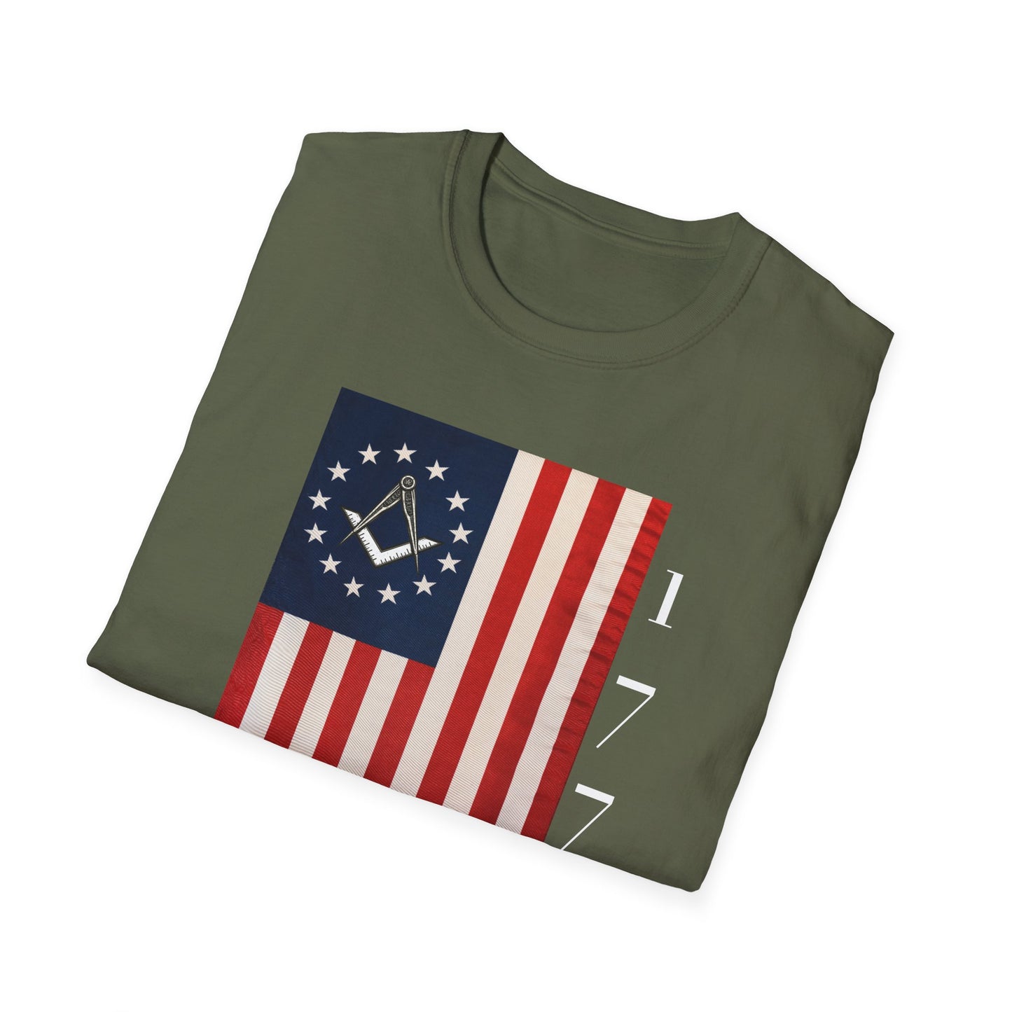 Masonic Betsy Ross Flag T-Shirt | 1776 250 Years