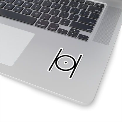 Point in Circle Kiss-Cut Stickers