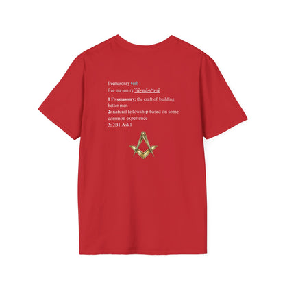 freemasonry definition T-Shirt | Masonic compass and square design