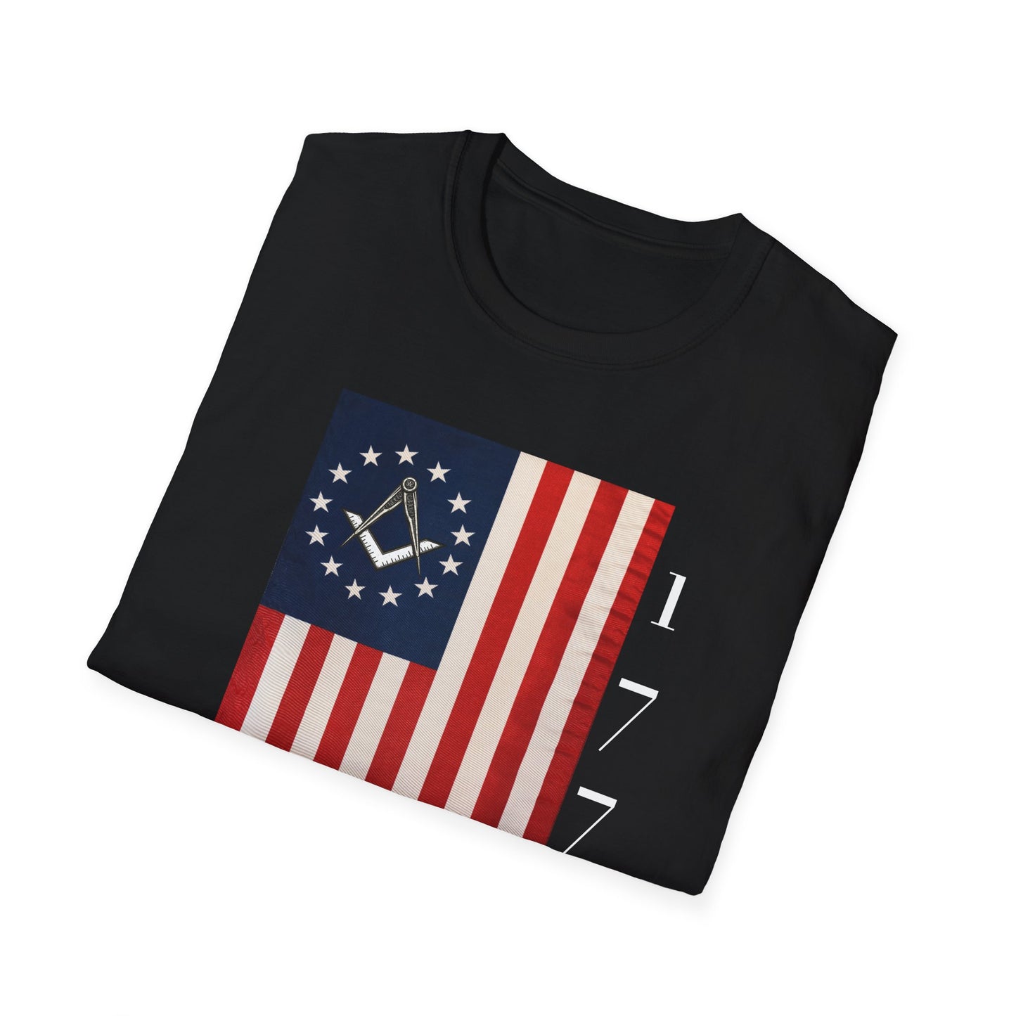Masonic Betsy Ross Flag T-Shirt | 1776 250 Years