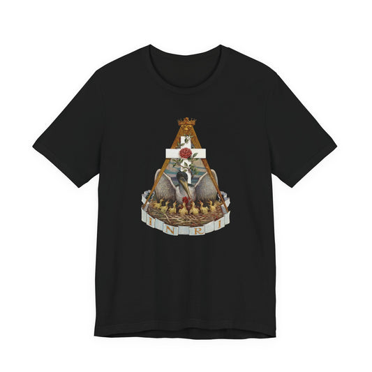 18th Degree Emblem Tee — Gothic Crest Graphic T-Shirt