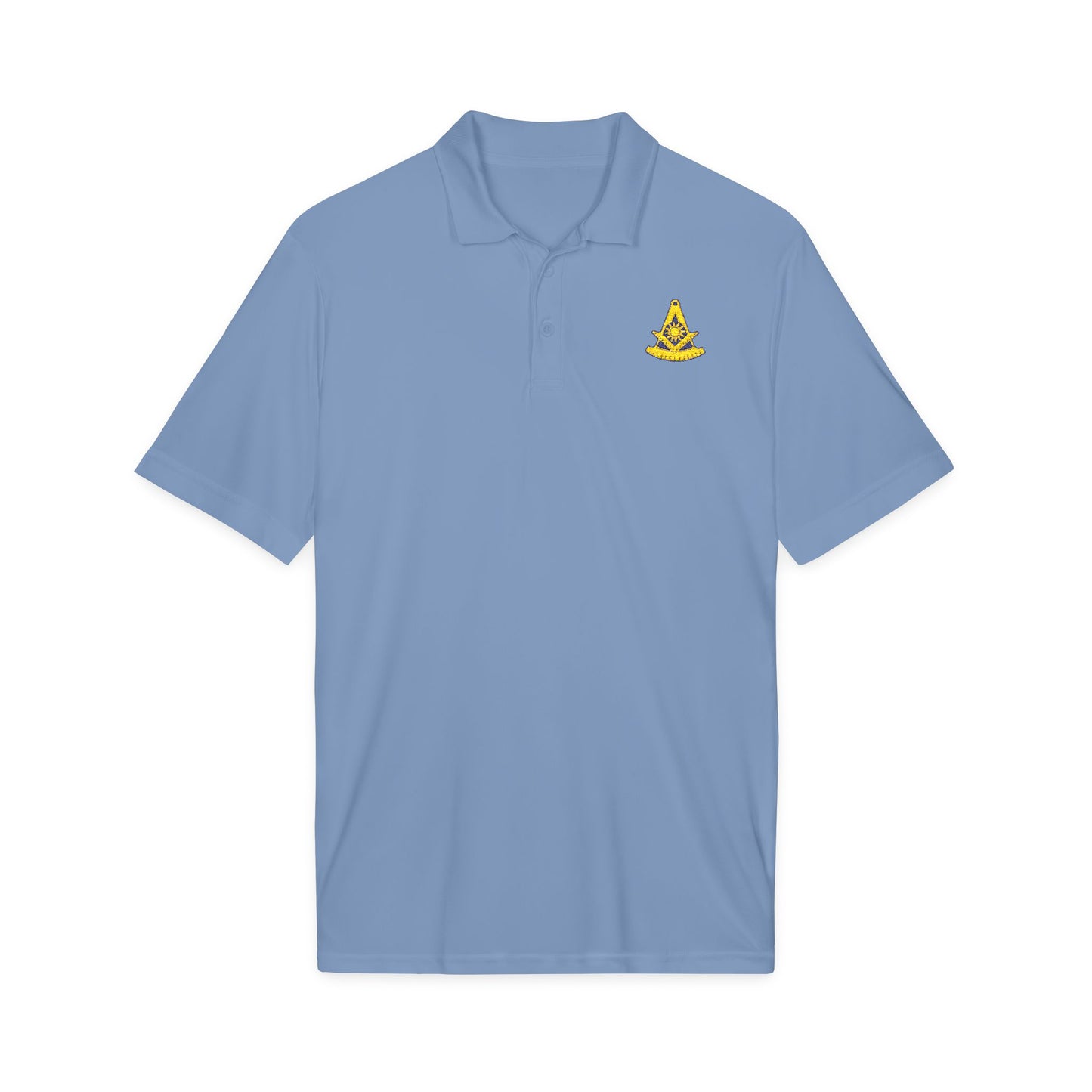 Embroidered Past Master Freemason Polo
