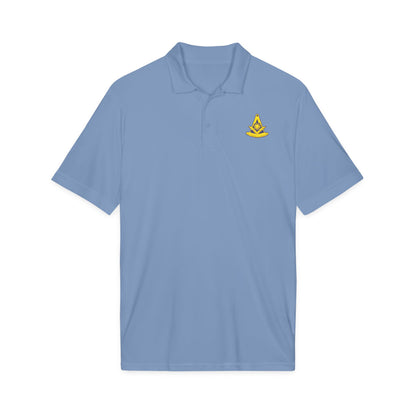 Embroidered Past Master Freemason Polo