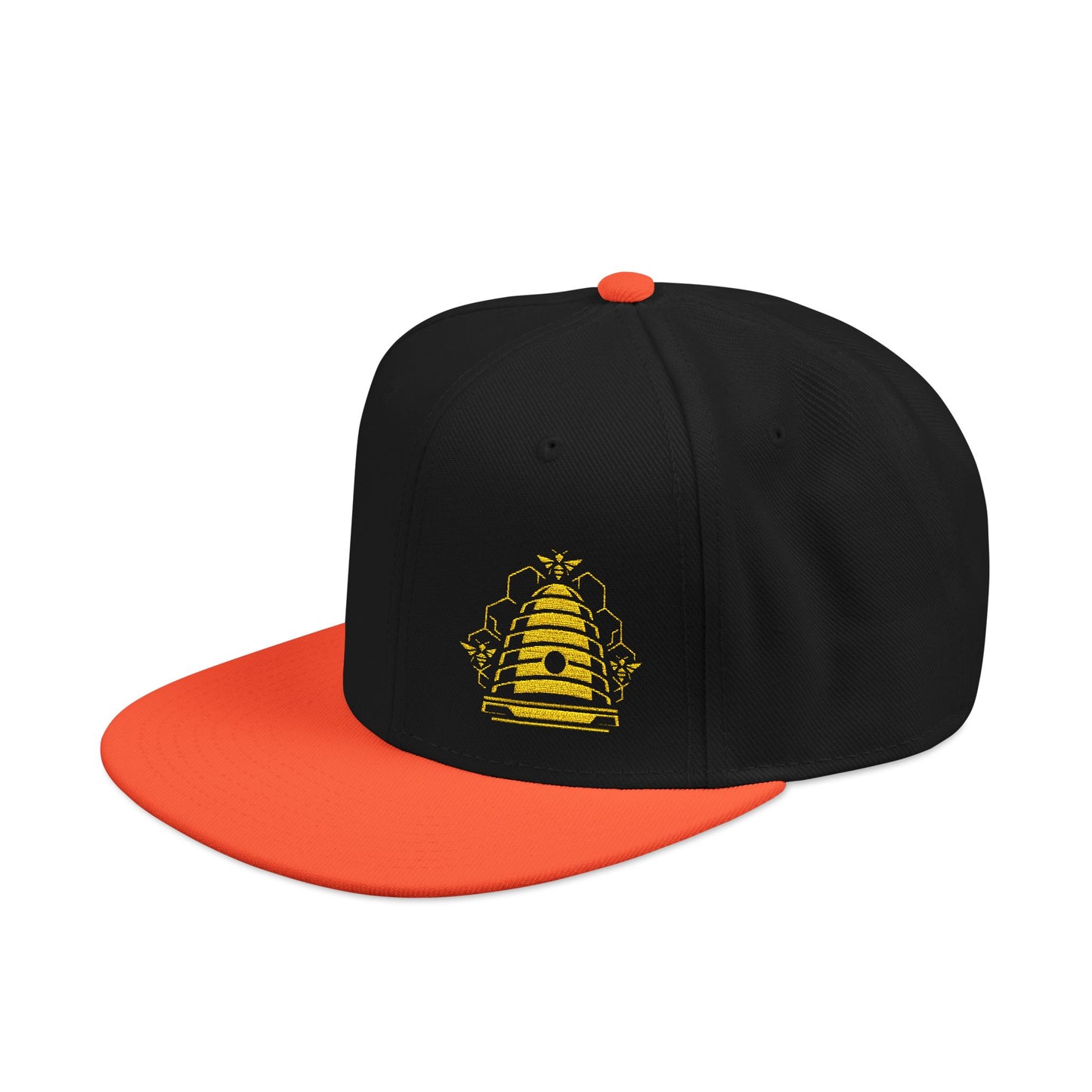 Embroidered Honeycomb Beehive Snapback Hat