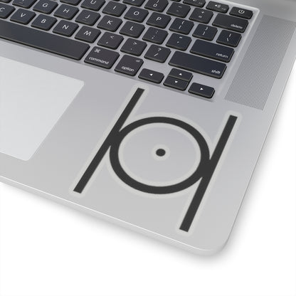 Point in Circle Kiss-Cut Stickers