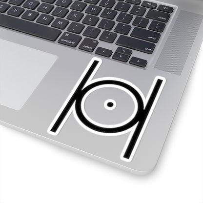 Point in Circle Kiss-Cut Stickers