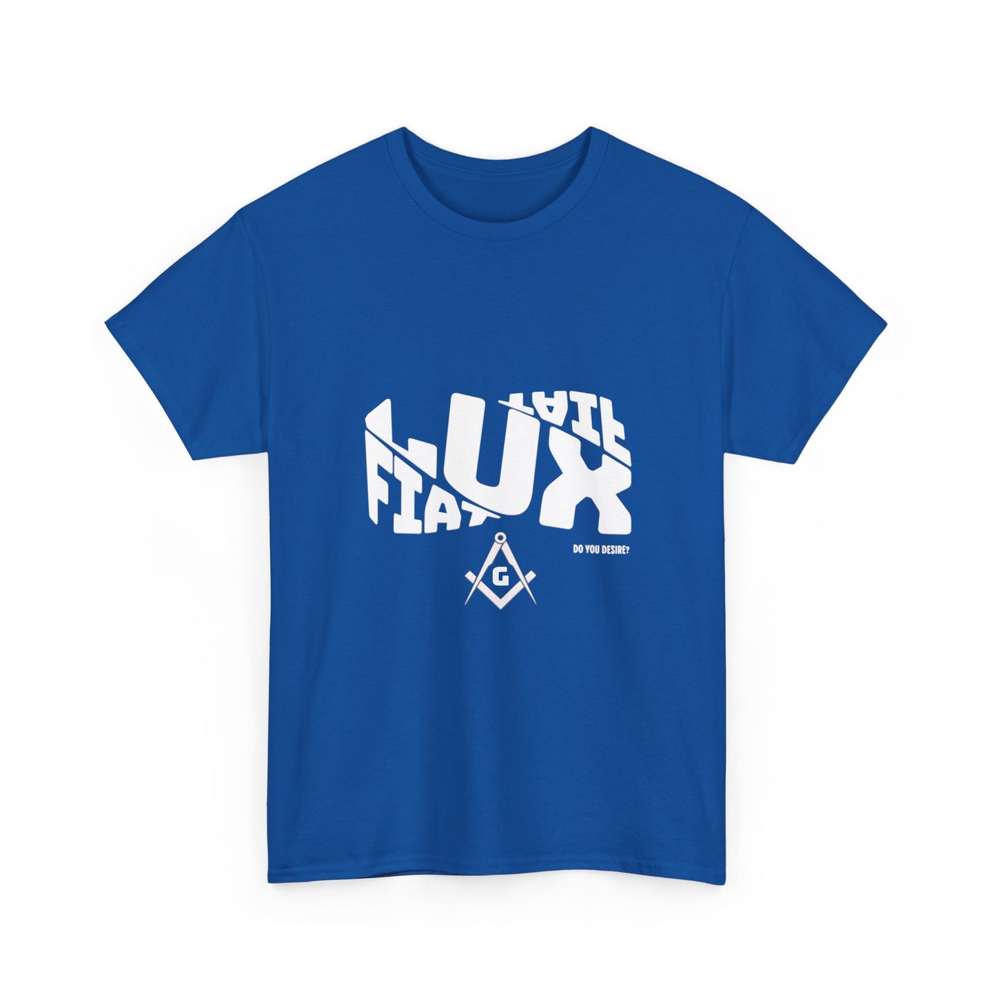 Masonic Lux Graphic Tee — 'Lux Fiat' Freemasonry Symbol T-Shirt