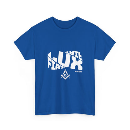 Masonic Lux Graphic Tee — 'Lux Fiat' Freemasonry Symbol T-Shirt