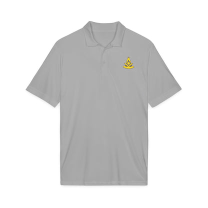 Embroidered Past Master Freemason Polo