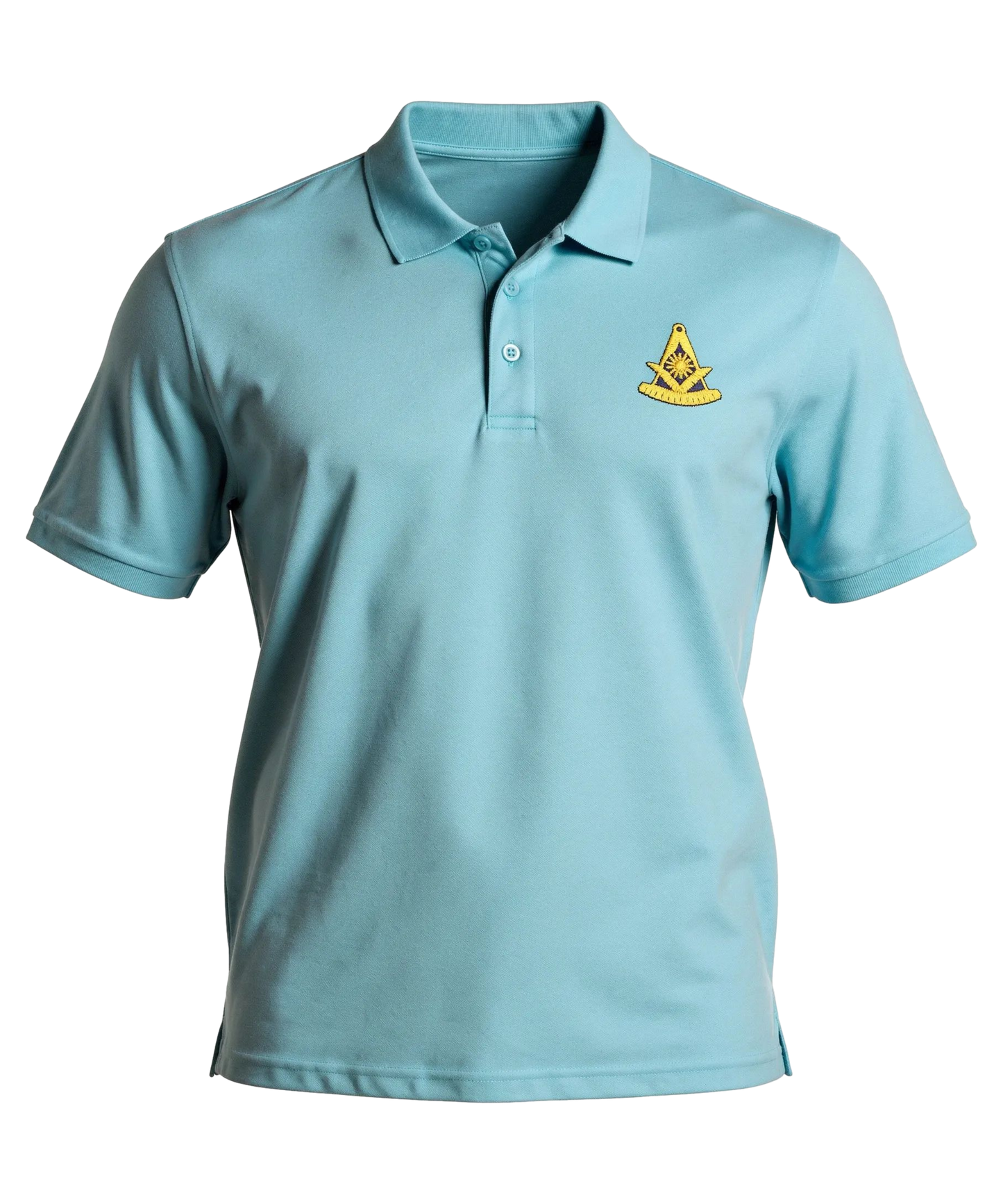 Embroidered Past Master Freemason Polo