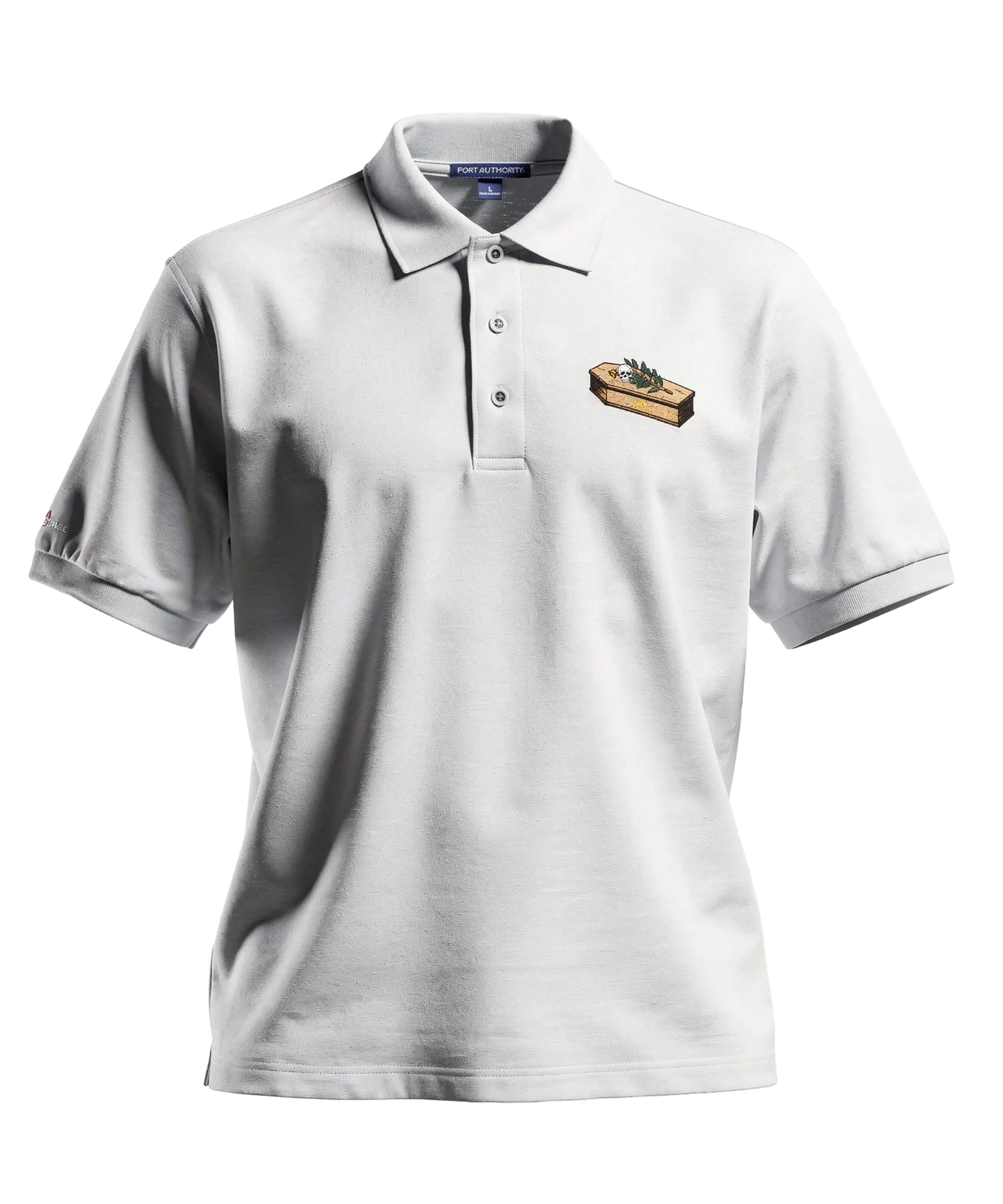 Masters Coffin-Embroidered Freemason Polo Shirt I Just Ask