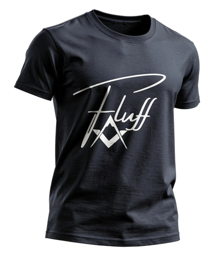 Fluff Script Logo T-Shirt — Minimalist Streetwear Tee