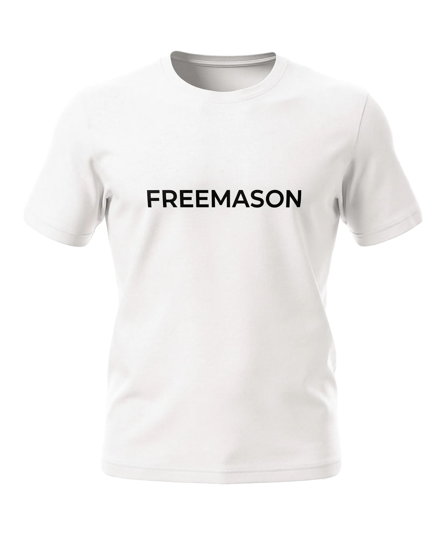 FREEMASON wordmark Tee | Freemasonry minimalist text shirt