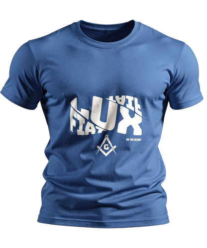 Masonic Lux Graphic Tee — 'Lux Fiat' Freemasonry Symbol T-Shirt