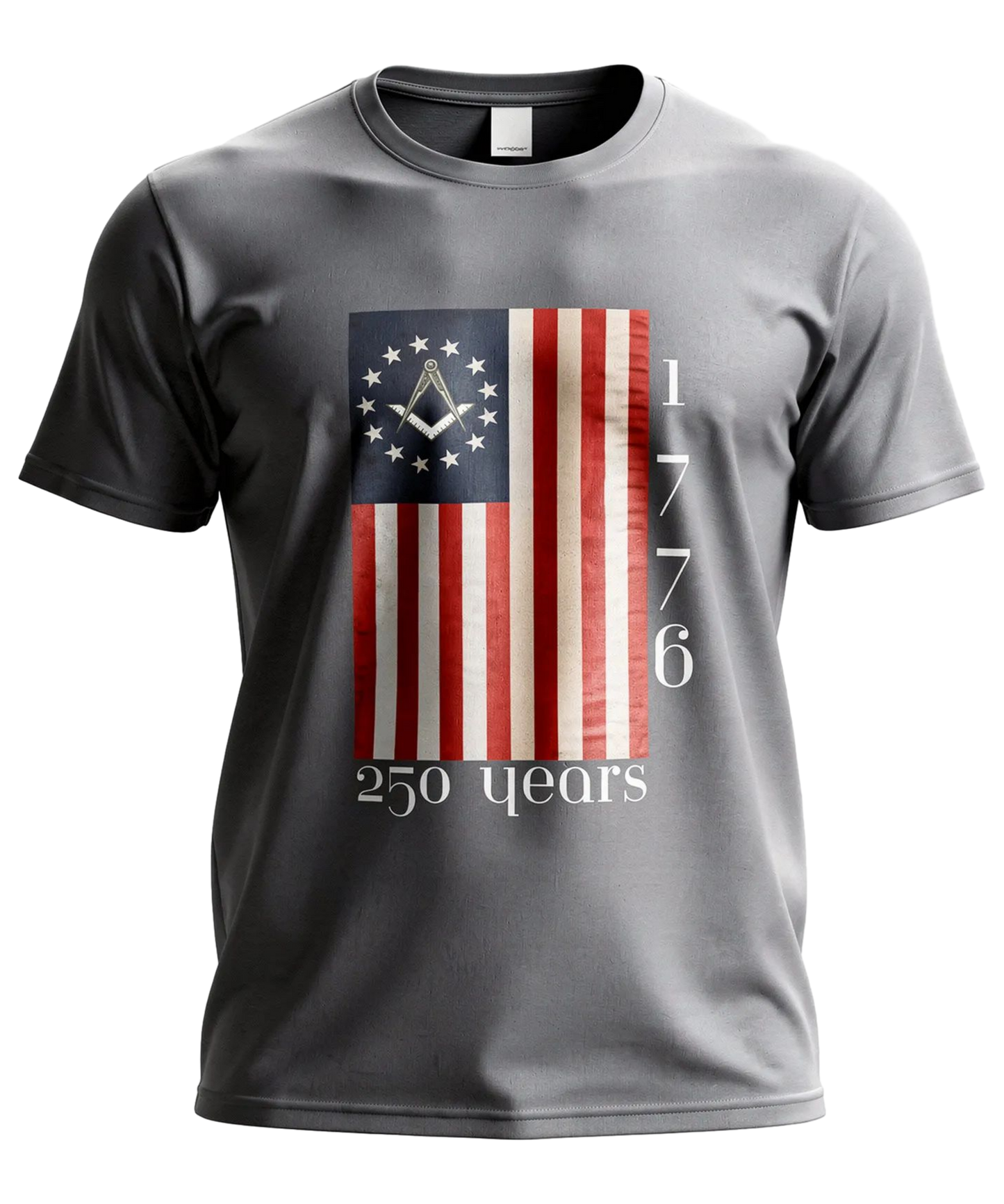 Masonic Betsy Ross Flag T-Shirt | 1776 250 Years