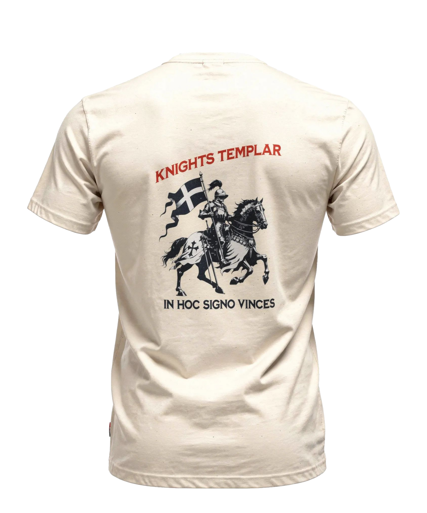 Templar Knights T-Shirt — 'Knights Templar' Vintage Crusader Graphic with Latin Motto