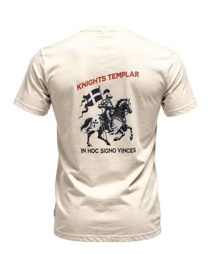 Templar Knights T-Shirt — 'Knights Templar' Vintage Crusader Graphic with Latin Motto