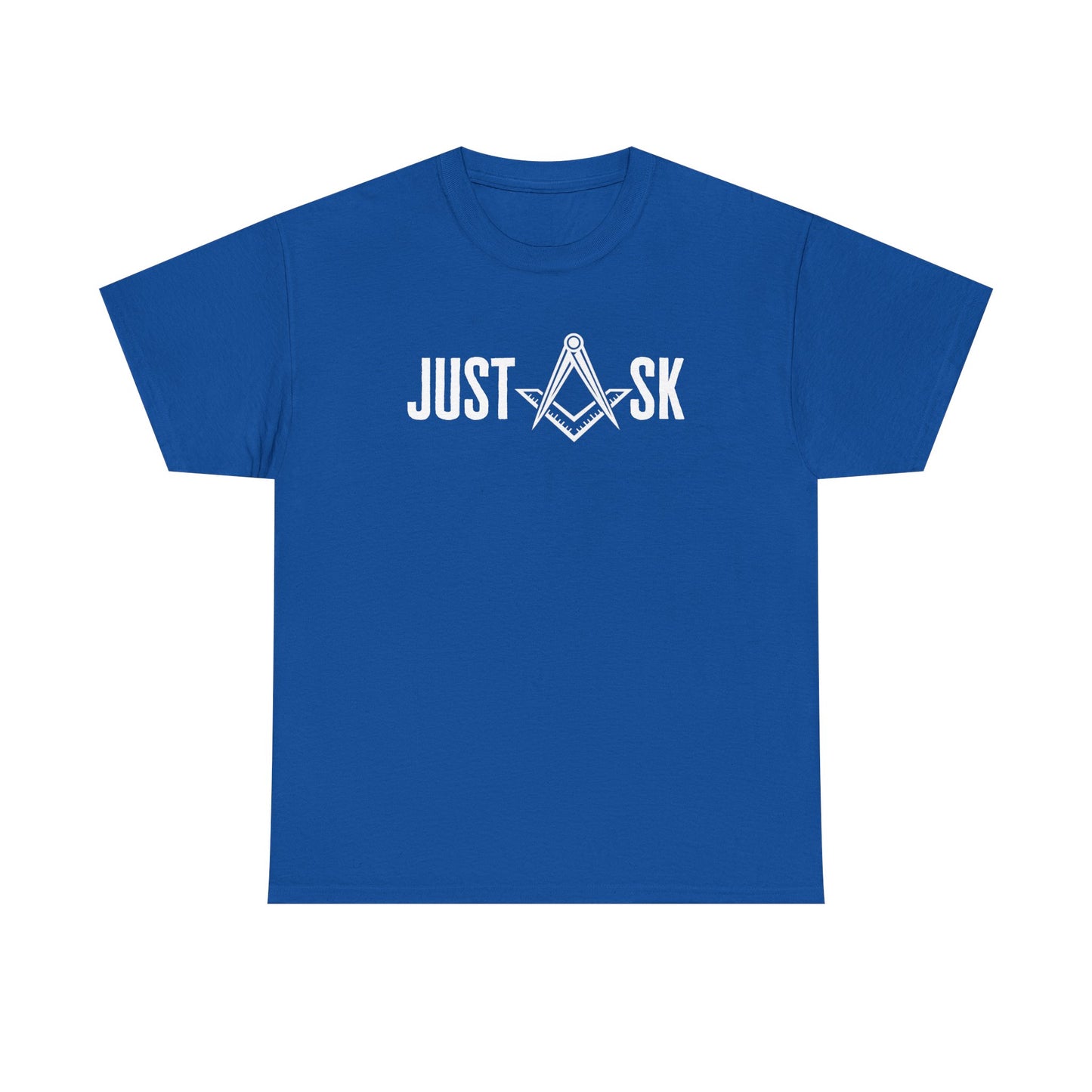 Just Ask Masonry Compass Tee | Freemason Symbol Shirt