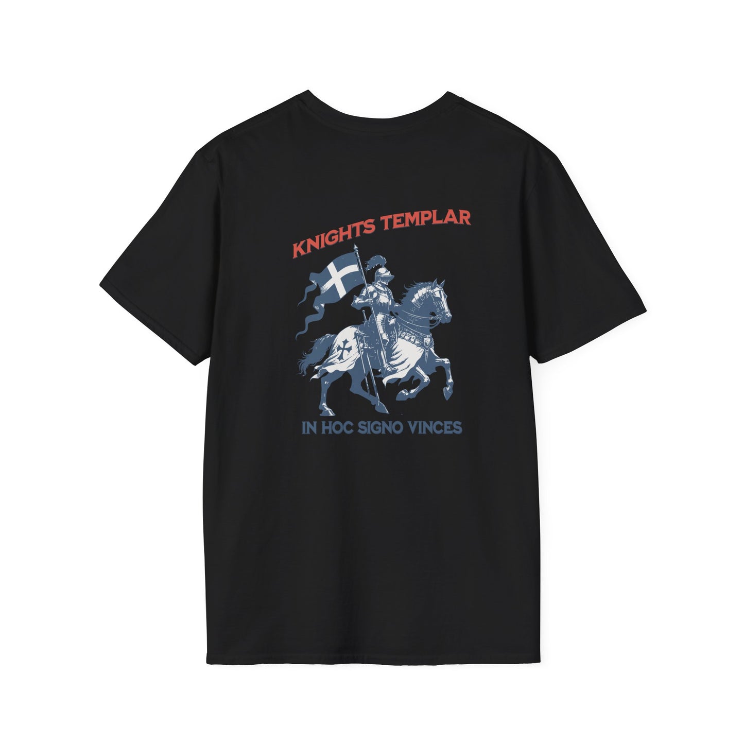 Templar Knights T-Shirt — 'Knights Templar' Vintage Crusader Graphic with Latin Motto