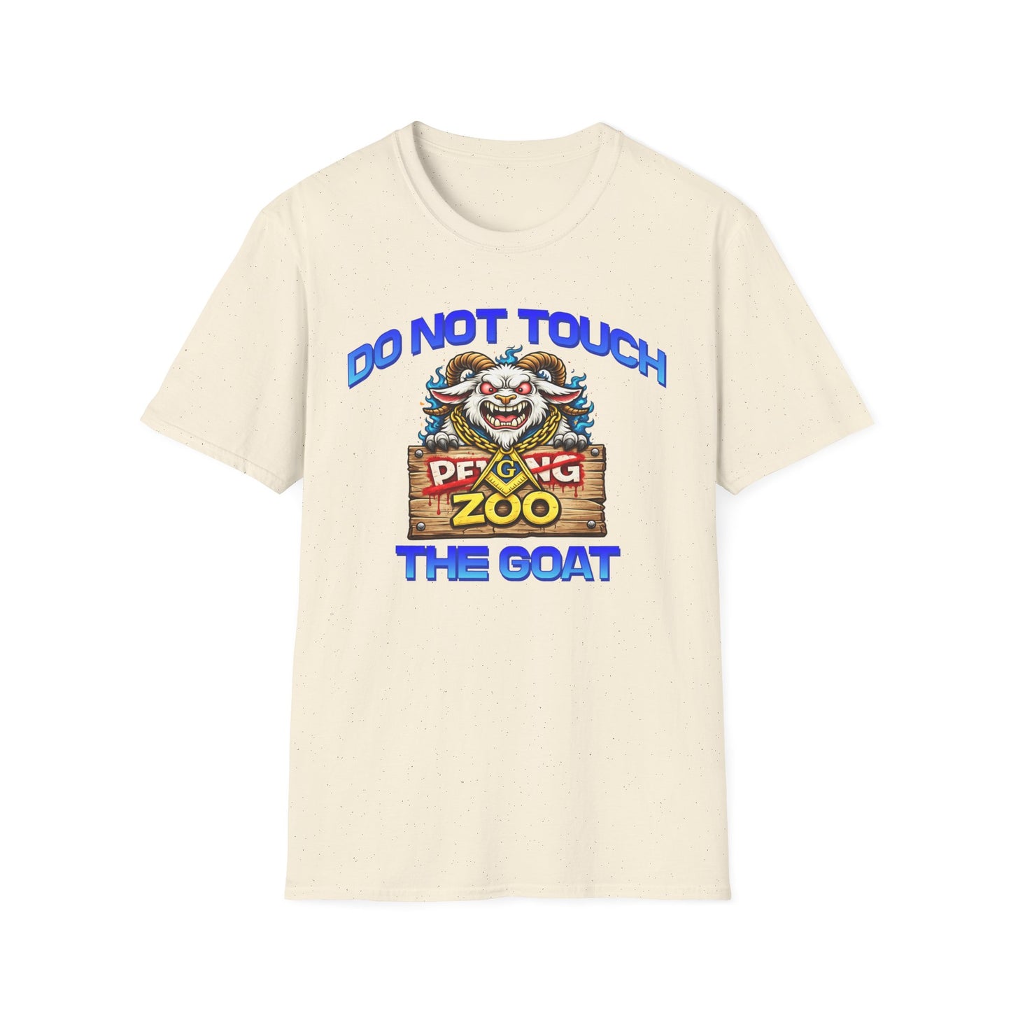Do Not Touch The Goat T-Shirt — Funny Petting Zoo Clown Goat Tee