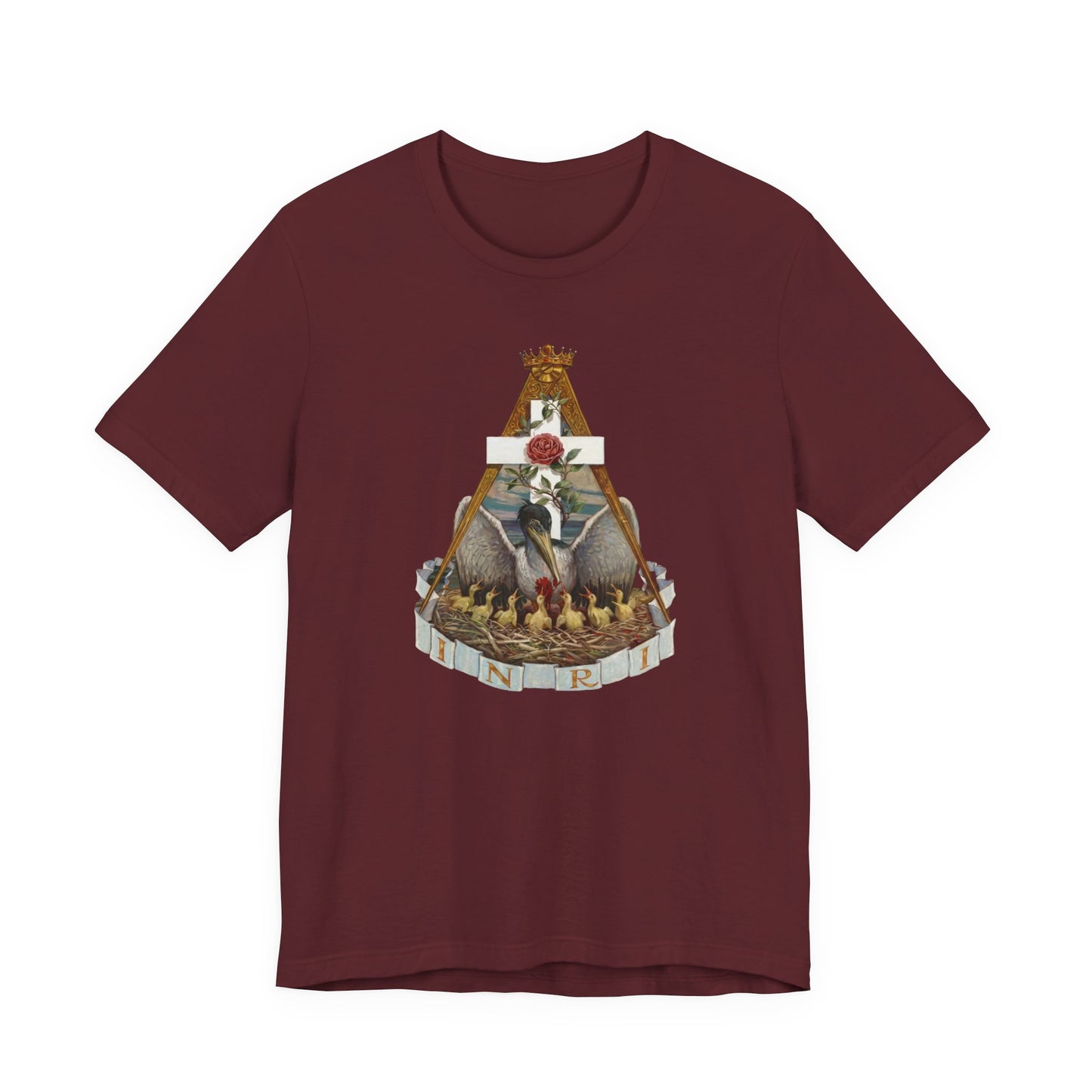 18th Degree Emblem Tee — Gothic Crest Graphic T-Shirt