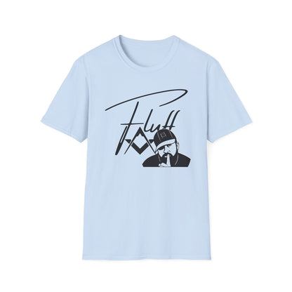 Fluff Signature T-Shirt — Stylized Graphic Tee with Script Logo