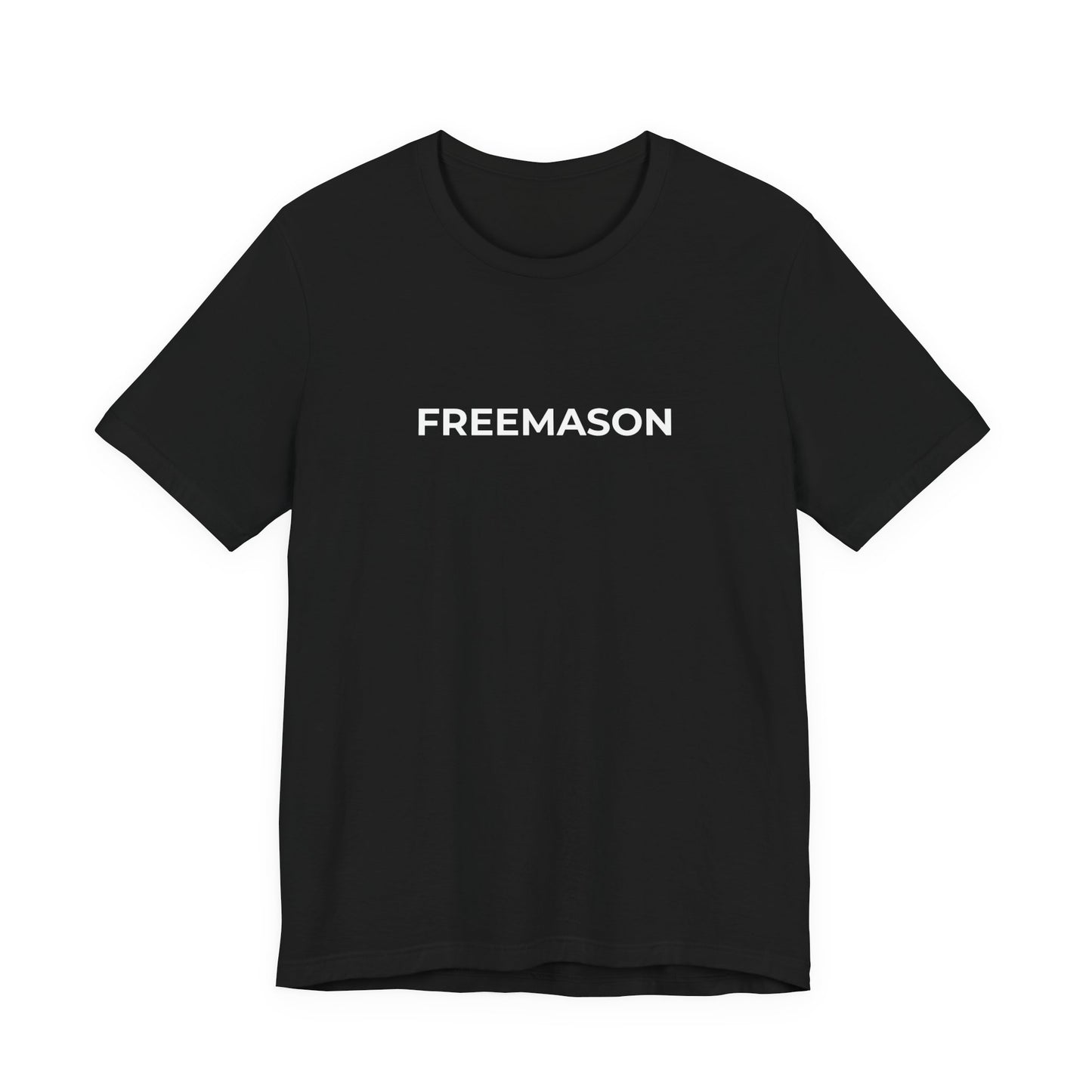 FREEMASON wordmark Tee | Freemasonry minimalist text shirt
