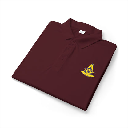 Embroidered Past Master Freemason Polo