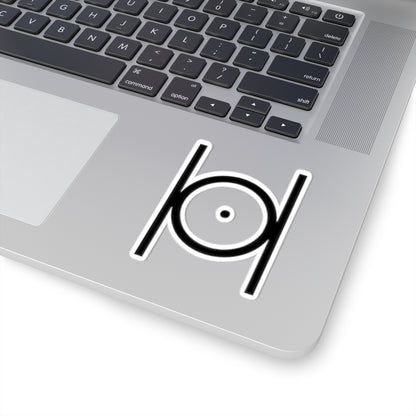 Point in Circle Kiss-Cut Stickers