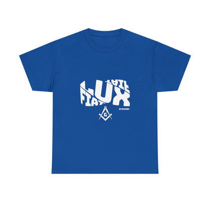 Masonic Lux Graphic Tee — 'Lux Fiat' Freemasonry Symbol T-Shirt