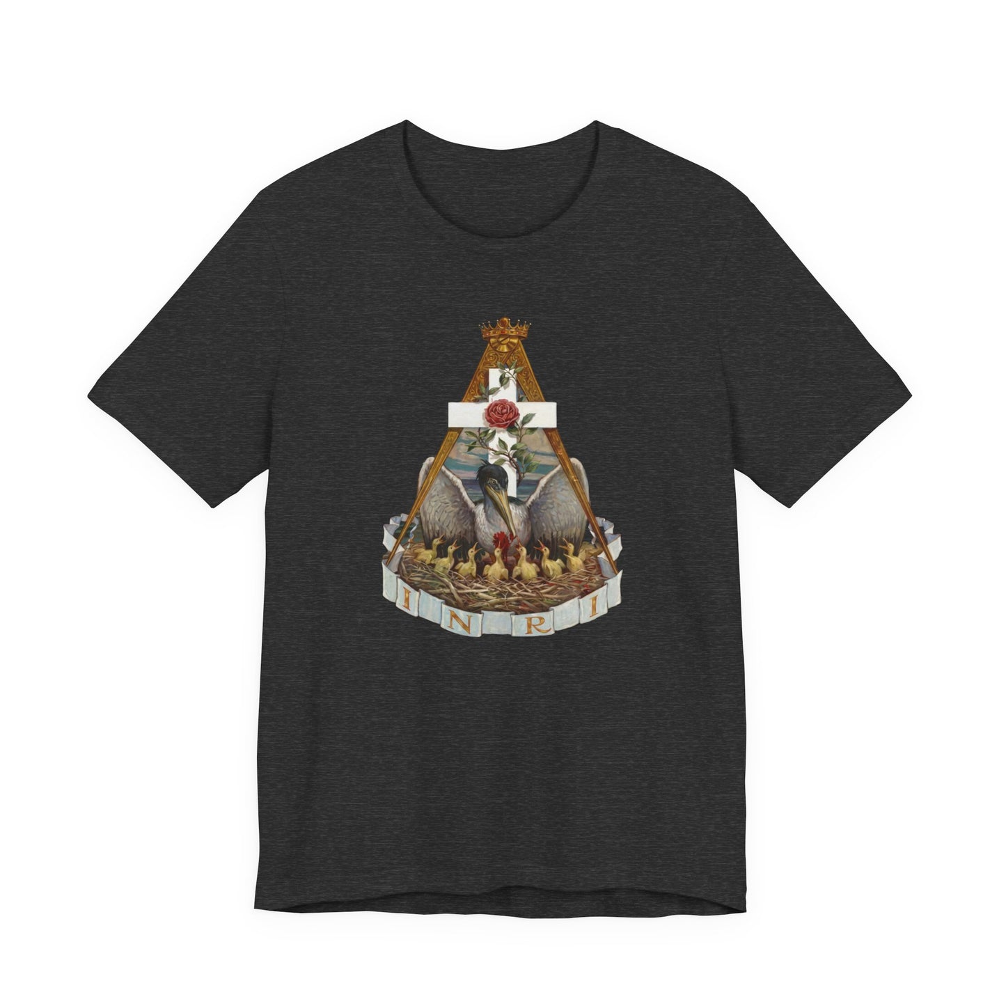 18th Degree Emblem Tee — Gothic Crest Graphic T-Shirt