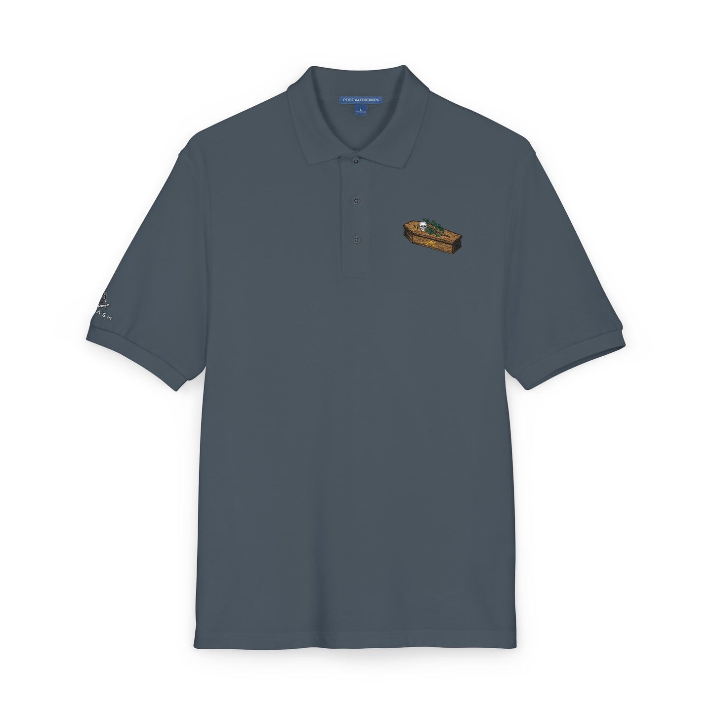 Masters Coffin-Embroidered Freemason Polo Shirt I Just Ask