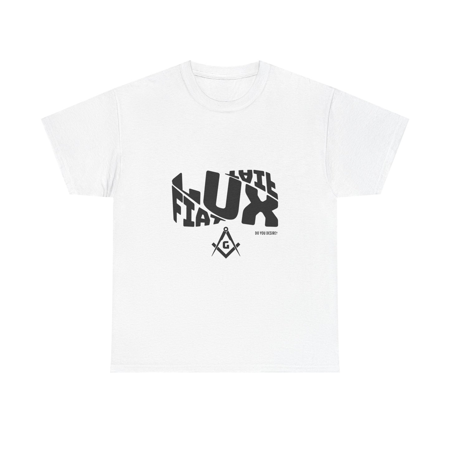 Masonic Lux Graphic Tee — 'Lux Fiat' Freemasonry Symbol T-Shirt